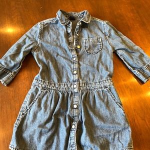 Girls jean dress